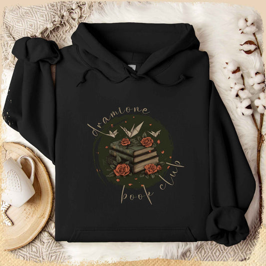 Hoodie Dramione Book Club - Kraniche verspielter Look
