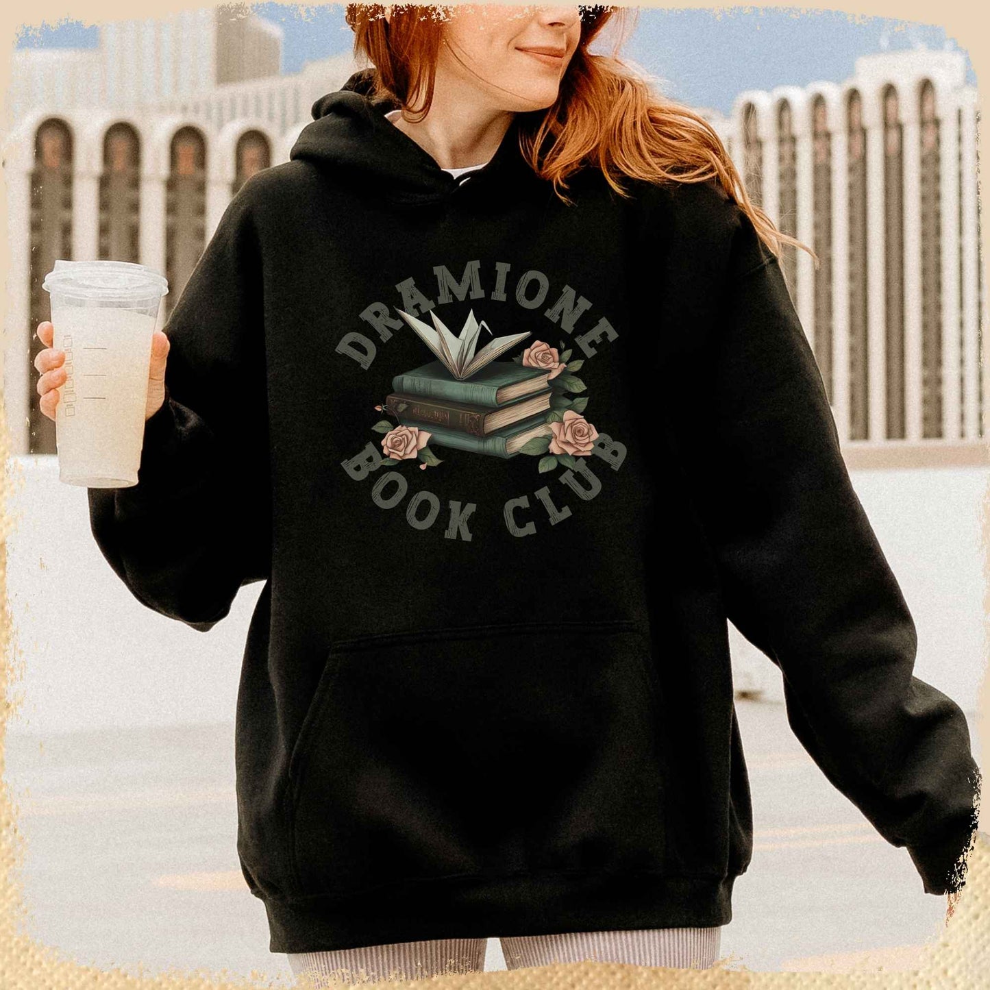 Hoodie Dramione Book Club - Papierkranich Collegelook