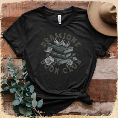 T-Shirt Dramione Book Club - Weiße Rosen Collegelook