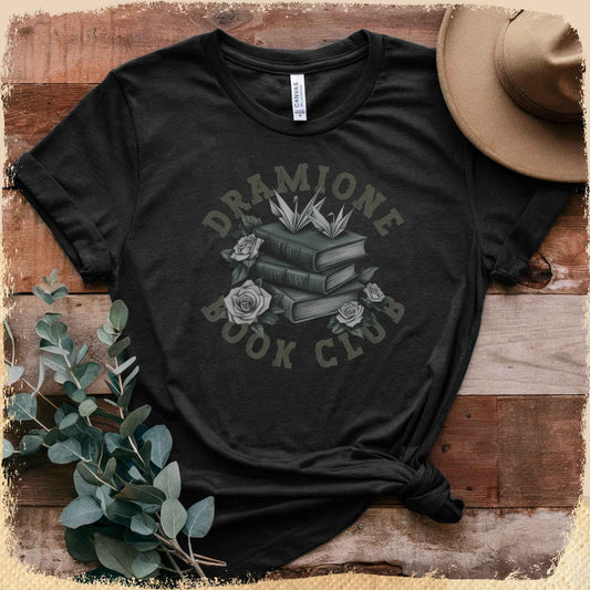 T-Shirt Dramione Book Club - Weiße Rosen Collegelook