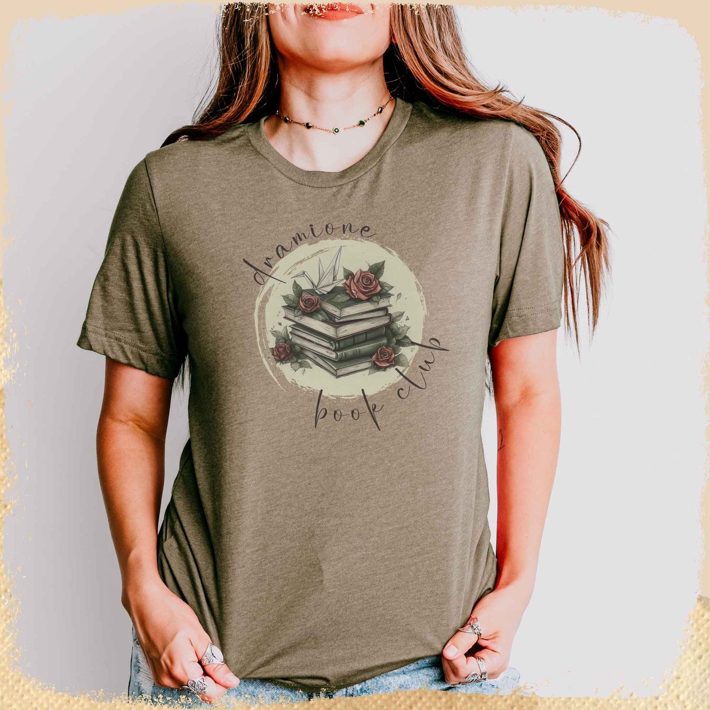 T-Shirt Dramione Book Club - Rote Rosen verspielter Look