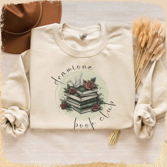 Sweatshirt Dramione Book Club - Rote Rosen verspielter Look